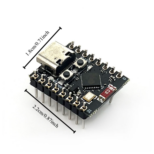 ESP32-C3 Supermini Development Board with Type-C Interface, WiFi + Bluetooth, Ideal for Embedded Development and Robotics Programming