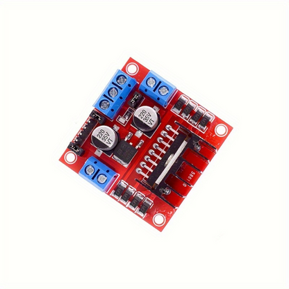 1PC/3PCS L298N Motor Driver Module with Jumper Wires, High Voltage High Current Dual H-Bridge Driver, Robot Programming, Smart Car, Compatible with Arduino Uno Mega2560, Raspberry Pi