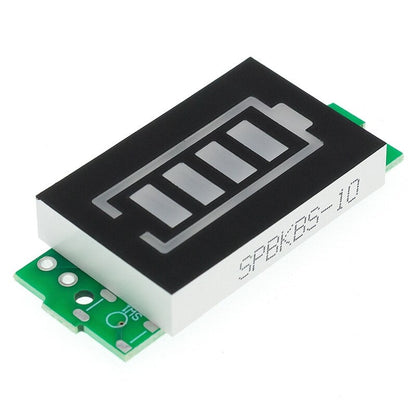 1S 2S 3S 4S Single 3.7V Lithium Battery Capacity Indicator Module, 4.2V Blue Screen Li-Ion Power Tester, Voltage Display for DIY Projects, Electric Scooter, E-bike, and Power Banks