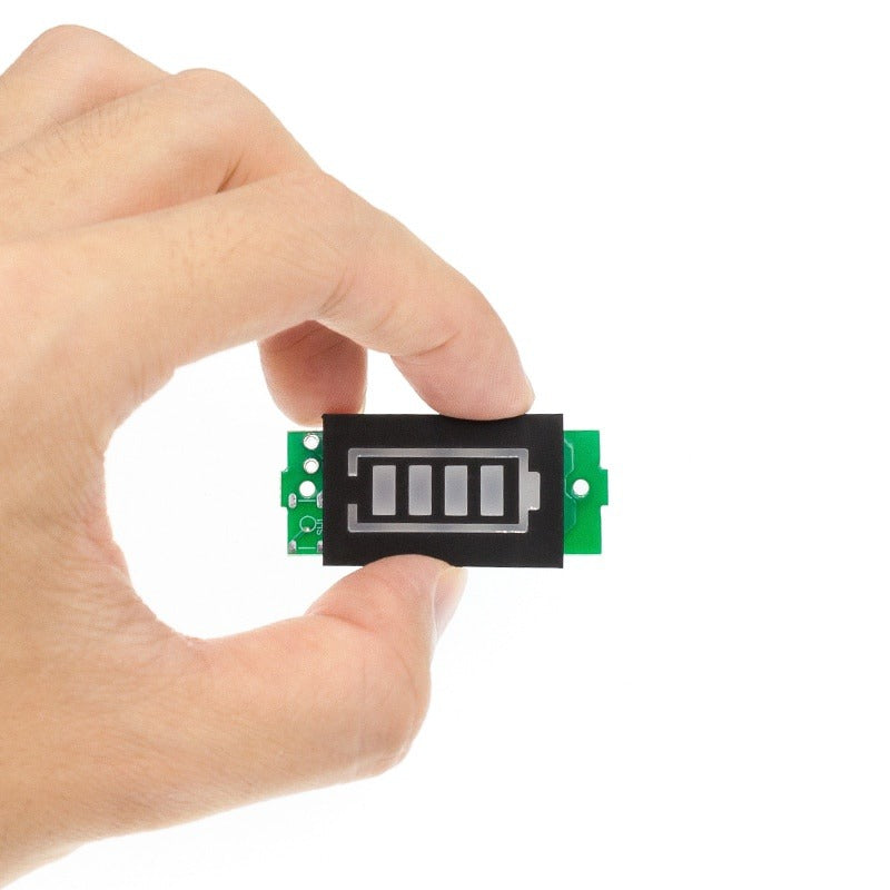 1S 2S 3S 4S Single 3.7V Lithium Battery Capacity Indicator Module, 4.2V Blue Screen Li-Ion Power Tester, Voltage Display for DIY Projects, Electric Scooter, E-bike, and Power Banks